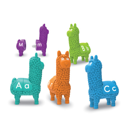 LEARNING RESOURCES Snap-n-Learn Letter Llamas 6713